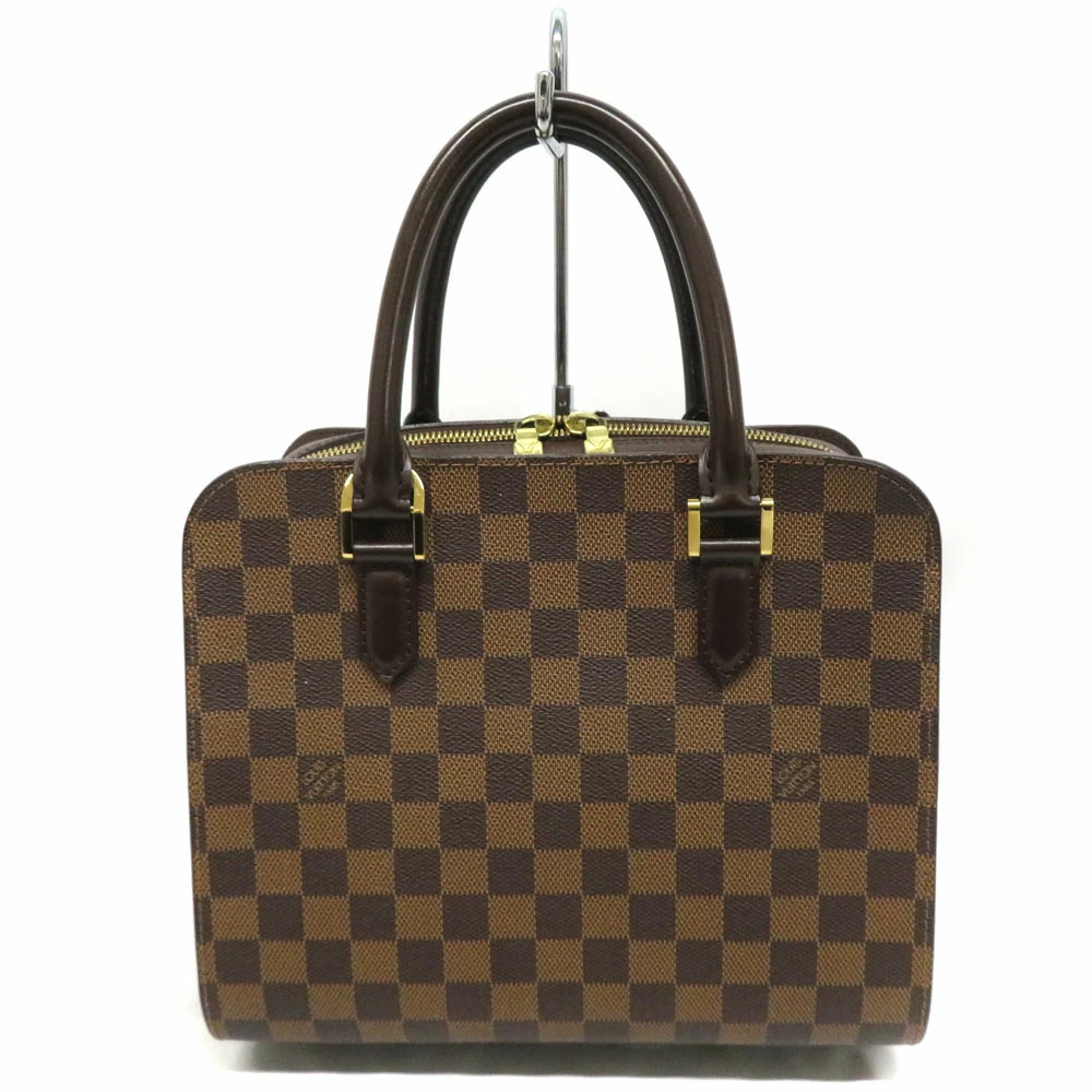 Louis Vuitton Triana Damier Ebene Brown Handbag Brown